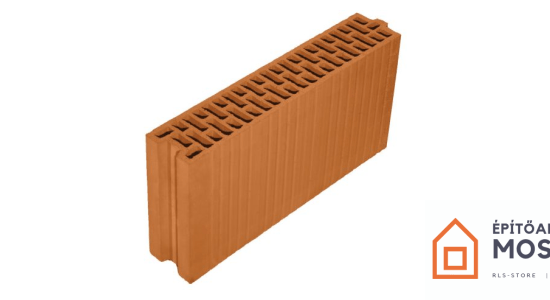 POROTHERM válaszfal 10 N+F 96 db/raklap