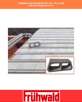 FRÜHWALD beton béléstest 60/19/25 cm 50 db/raklap