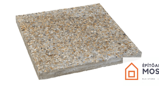 FRÜHWALD járdalap 40x40x4 cm kavicsos 44 db/raklap