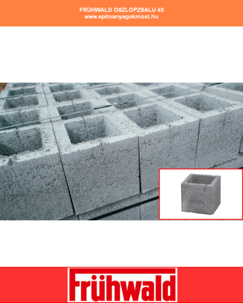 FRÜHWALD oszlopzsalu 40-es 24 db/raklap