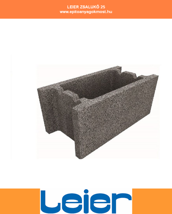LEIER zsalukő 25-ös