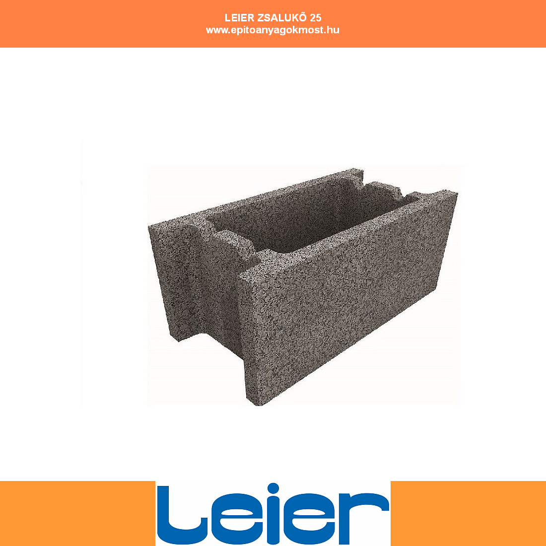 LEIER zsalukő 25-ös