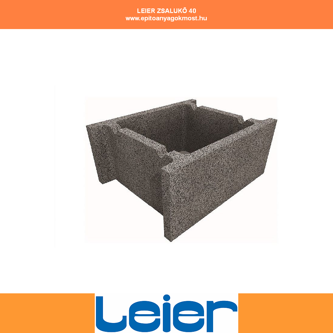 LEIER zsalukő 40-es