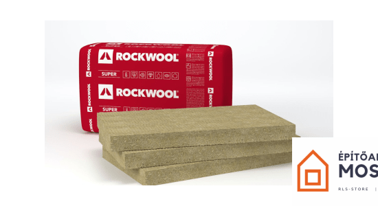 ROCKWOOL Multirock SUPER többcélú hőszigetelő lemez 10 cm 4,88 m2/csomag, 73,20 m2/raklap