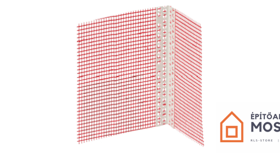 BAUMIT sarokvédő szegély üvegszövettel 2,5 m/szál