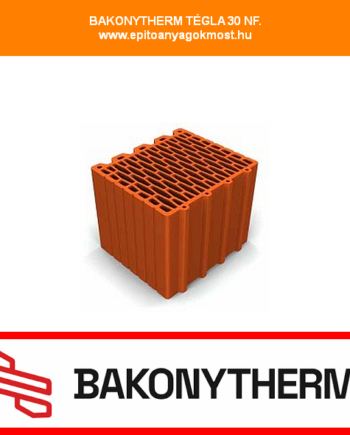 BAKONYTHERM 30 N+F TÉGLA 80 db/raklap