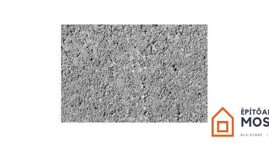 LEIER Quartz kerti szegélykő 20 cm magas, sík szürke 60 db/raklap KL