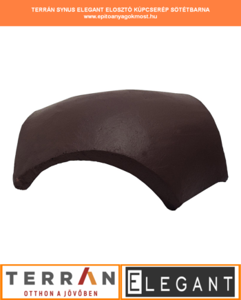TERRÁN Synus Elegant 3-as elosztókúp sötétbarna