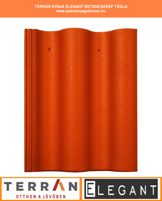 TERRÁN Synus Elegant cserép Tégla 240 db/raklap