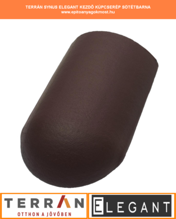TERRÁN Synus Elegant kezdő élgerinccserép sötétbarna