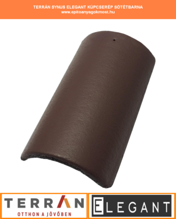 TERRÁN Synus Elegant kúpcserép sötétbarna