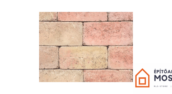 BARABÁS téglakő 5 cm-es sárga-piros 450 db/raklap