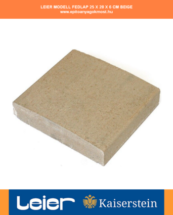 LEIER Modell fedlap 25x28x6 cm beige