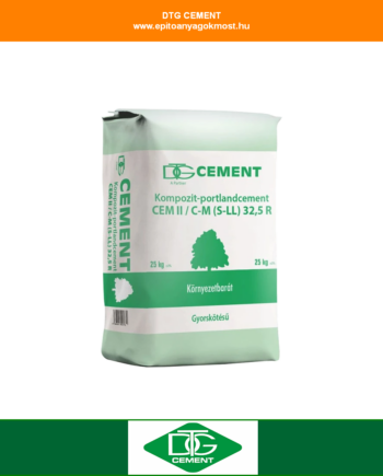 DTG cement CEM II/C-M (S-LL) 32,5 R 25 kg/zsák, 14 q/raklap