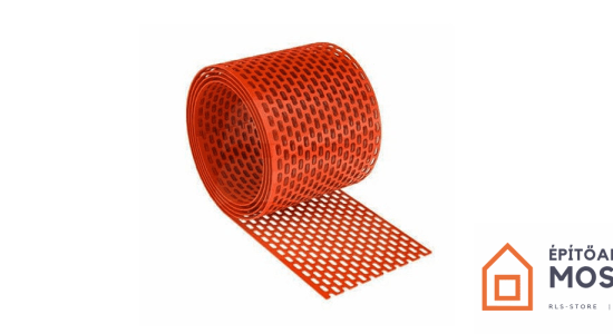 STANDARD PVC szellőzőszalag 10cmx5m téglavörös