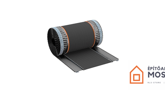 STANDARD Szövetes taréjelem 300x5m antracit