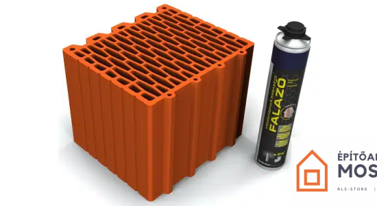 BAKONYTHERM 30 NF CSISZOLT falazótégla, ragasztóhabbal 80 db/raklap