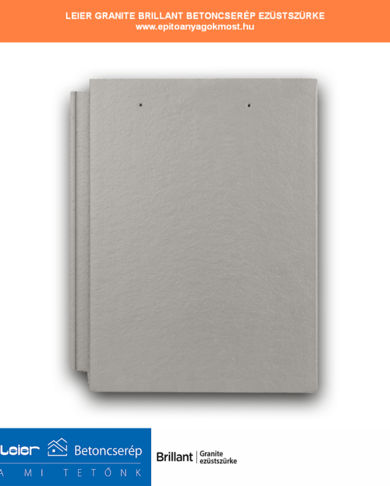 LEIER Granite Brillant cserép ezüstszürke 210 db/raklap