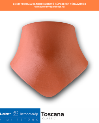 LEIER Toscana Classic 3-as elosztó kúpcserép téglavörös