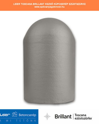 LEIER Toscana Brillant kezdő kúpcserép ezüstszürke
