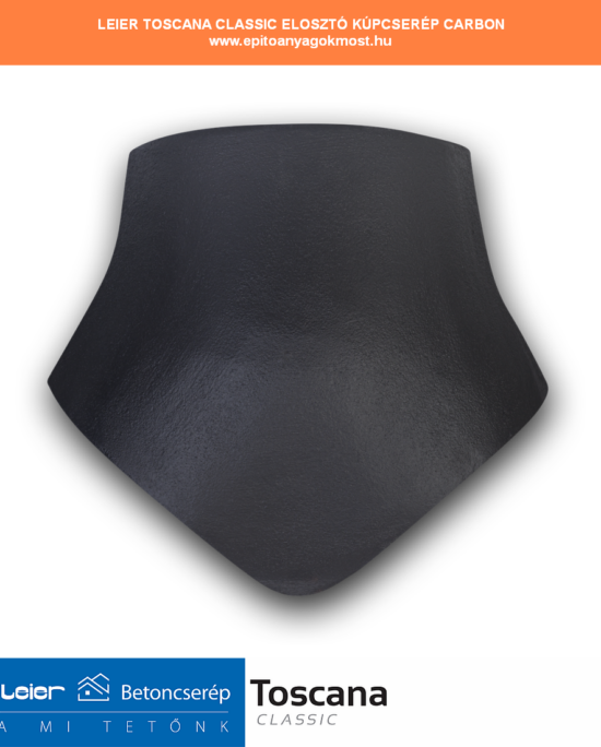 LEIER Toscana Classic 3-as elosztó kúpcserép carbon