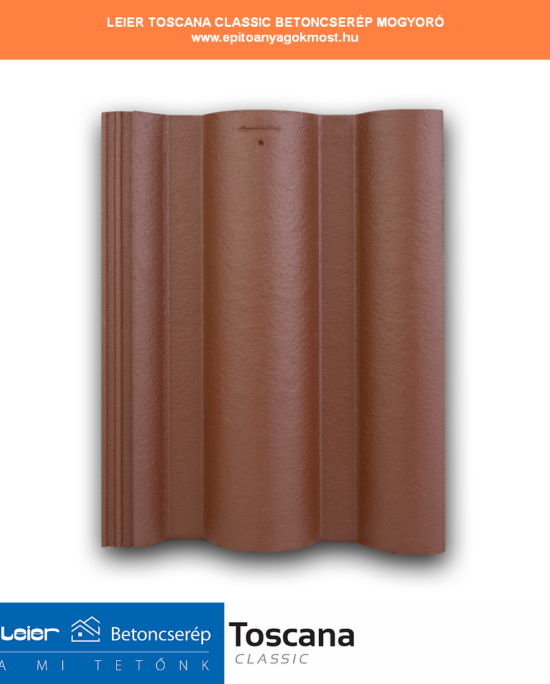 LEIER Toscana Classic betoncserép mogyoró 240 db/raklap