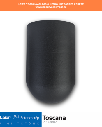 LEIER Toscana Classic kezdő kúpcserép fekete