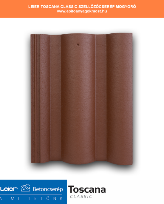 LEIER Toscana Classic szellőzőcserép mogyoró