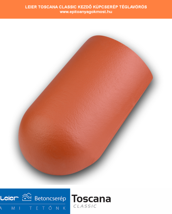 LEIER Toscana Classic kezdő kúpcserép téglavörös