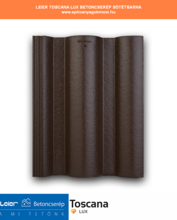 LEIER Toscana Lux cserép sötétbarna 240 db/raklap