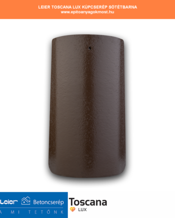 LEIER Toscana Lux kúpcserép 2,7 db/m sötétbarna