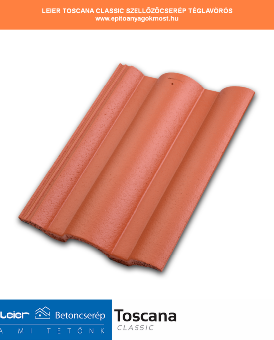 LEIER Toscana Classic szellőzőcserép téglavörös