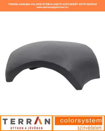 TERRÁN Danubia Colorsystem 3-as elosztókúp sötétszürke