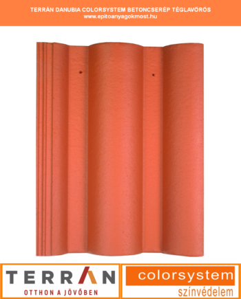TERRÁN Danubia Colorsystem cserép tégla 252 db/raklap