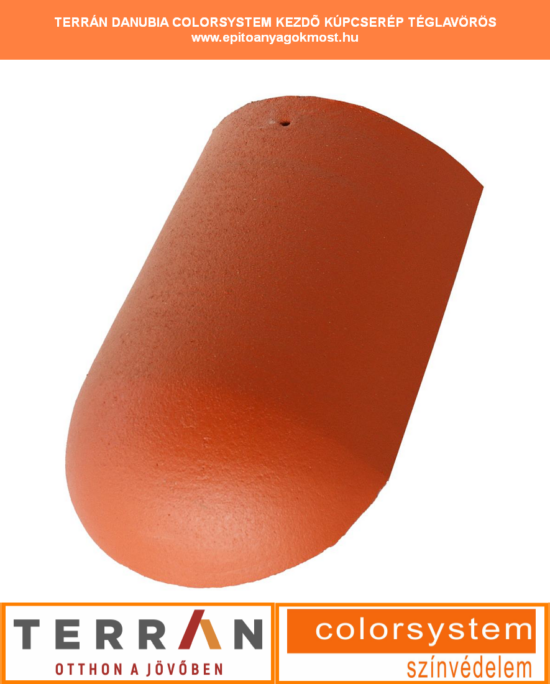 TERRÁN Danubia Colorsystem kezdő élgerinccserép tégla
