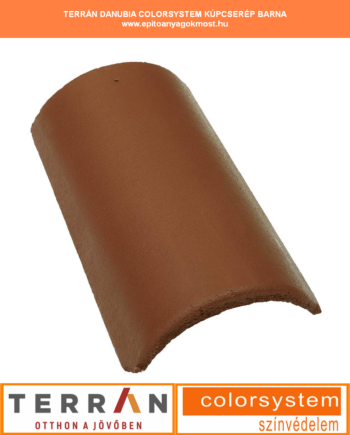 TERRÁN Danubia Colorsystem kúpcserép barna