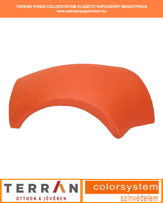 TERRÁN Synus Colorsystem 3-as elosztókúp meggypiros