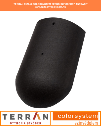 TERRÁN Synus Colorsystem kezdő élgerinccserép antracit