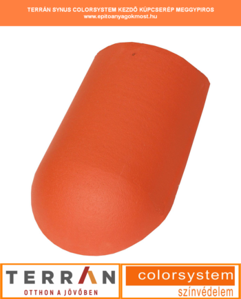 TERRÁN Synus Colorsystem kezdő élgerinccserép meggypiros
