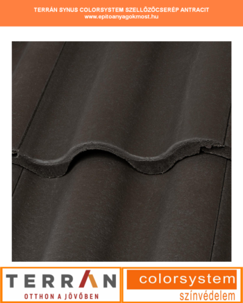 TERRÁN Synus Colorsystem szellőzőcserép antracit