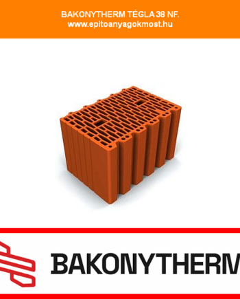 BAKONYTHERM TÉGLA 38 N+F 60 db/raklap