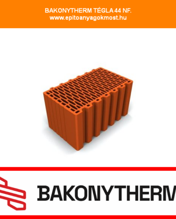 BAKONYTHERM TÉGLA 44 N+F 48 db/raklap