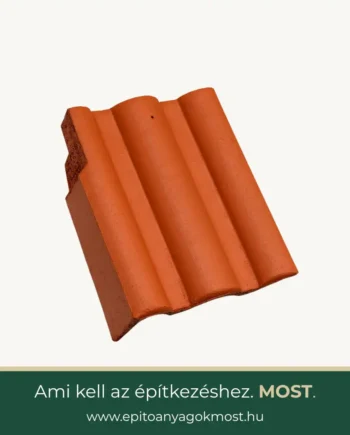 TERRÁN Danubia Colorsystem szegélycserép balos Tégla