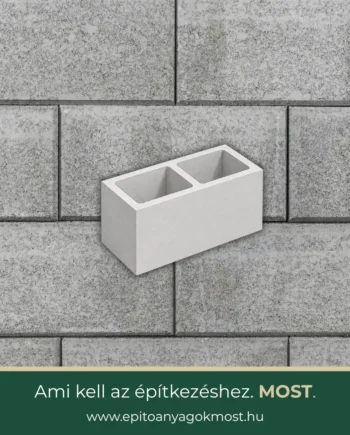 LEIER Modern Natur kerítéskő normálkő 40 x 20 x 20 cm Agyagszürke
