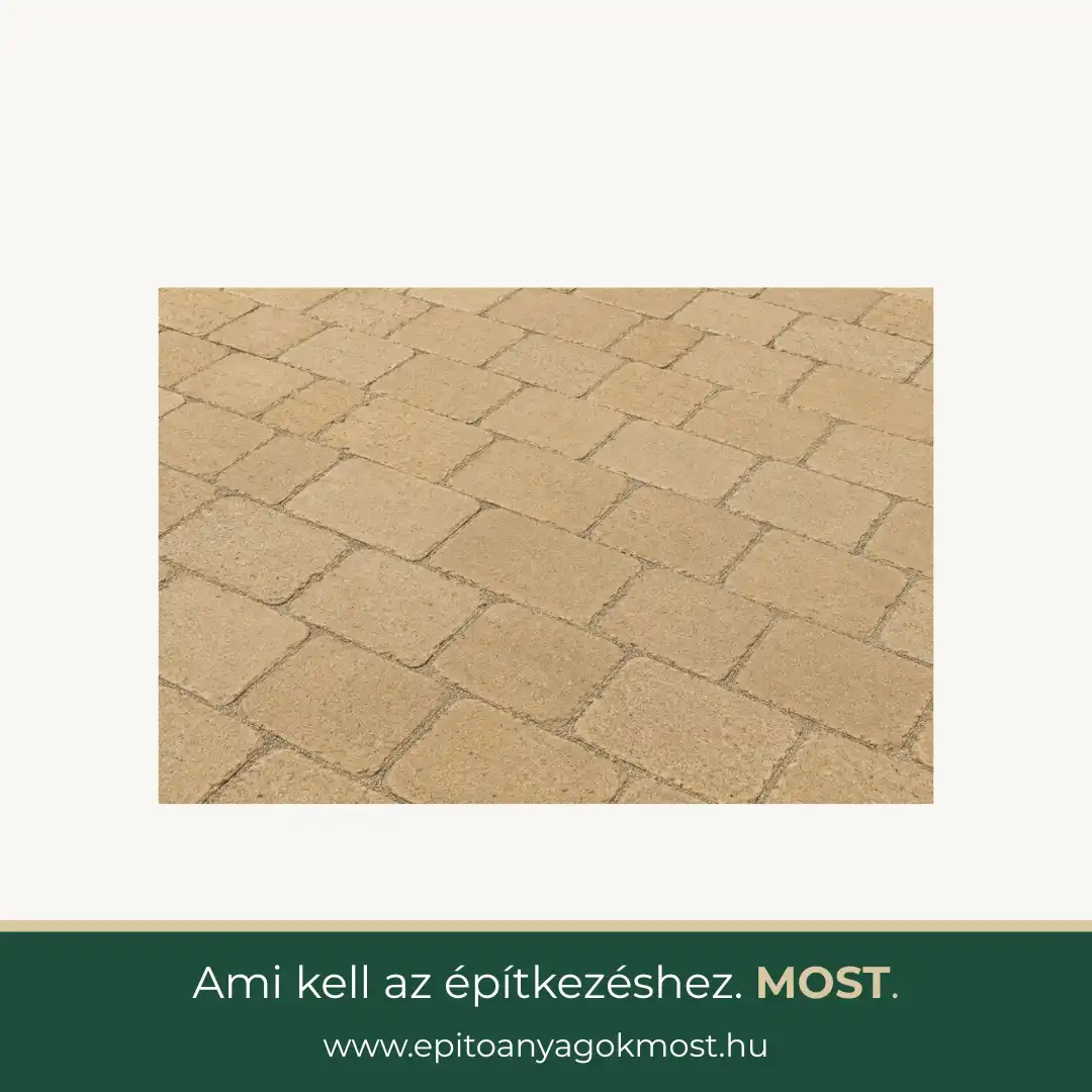 KK Beton Aquincum kistégla 7 cm vastagságú 7 x 14 cm Homok