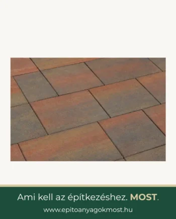 KK Beton Oslo térkő 6 cm Bronz antracit melírozott
