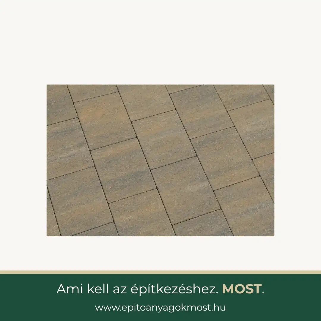 KK Beton Toledo Vario térkő 6 cm Kagylóhéj melírozott