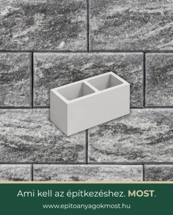 LEIER Architektúra kerítéskő normálkő 40 x 20 x 20 cm Feketemárvány