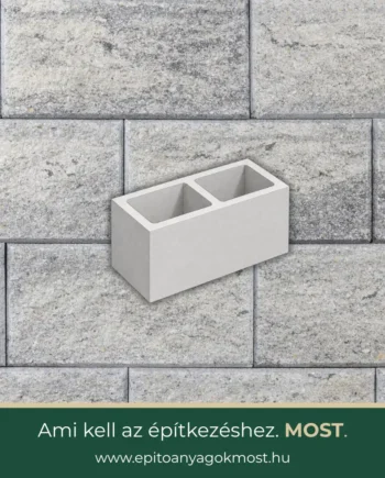 LEIER Architektúra kerítéskő normálkő 40 x 20 x 20 cm Jégszürke