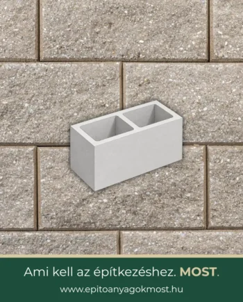 LEIER Architektúra kerítéskő normálkő 40 x 20 x 20 cm Mokka